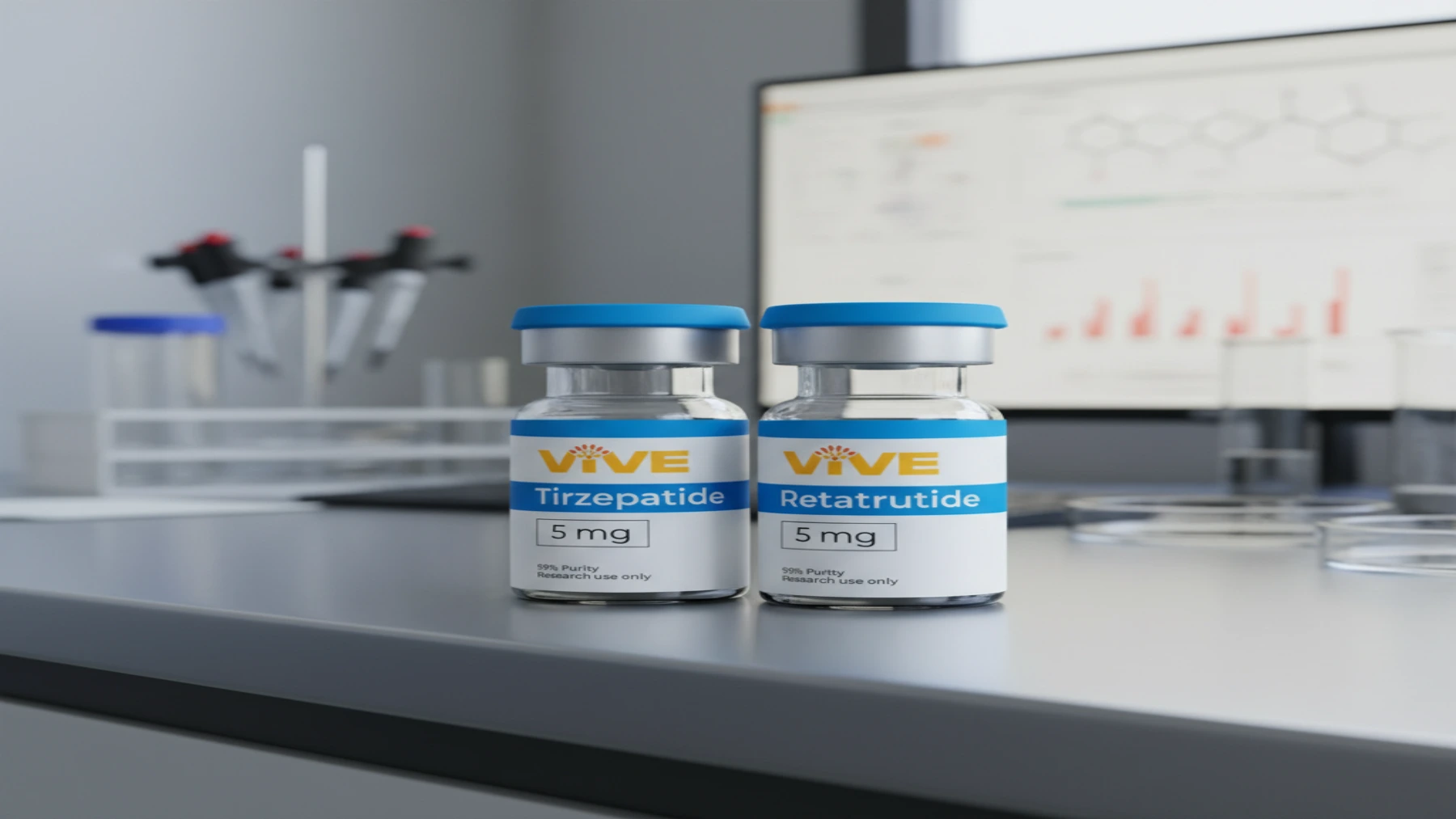 Tirzepatide vs Retatrutide: The Next Generation of GLP-1 Research Peptides